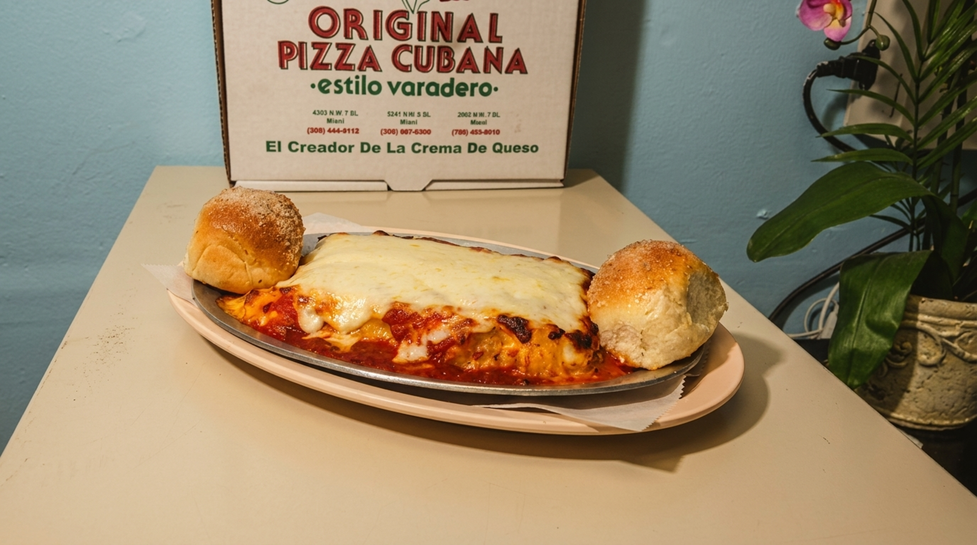 Cuban pizza is its own thing